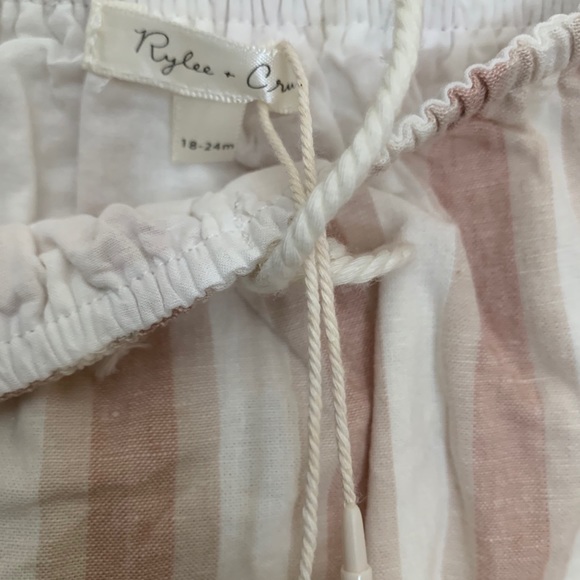 $90 Rylee Cru Set Ruffle Tube Top Flutter Bloomer - Picture 8 of 13